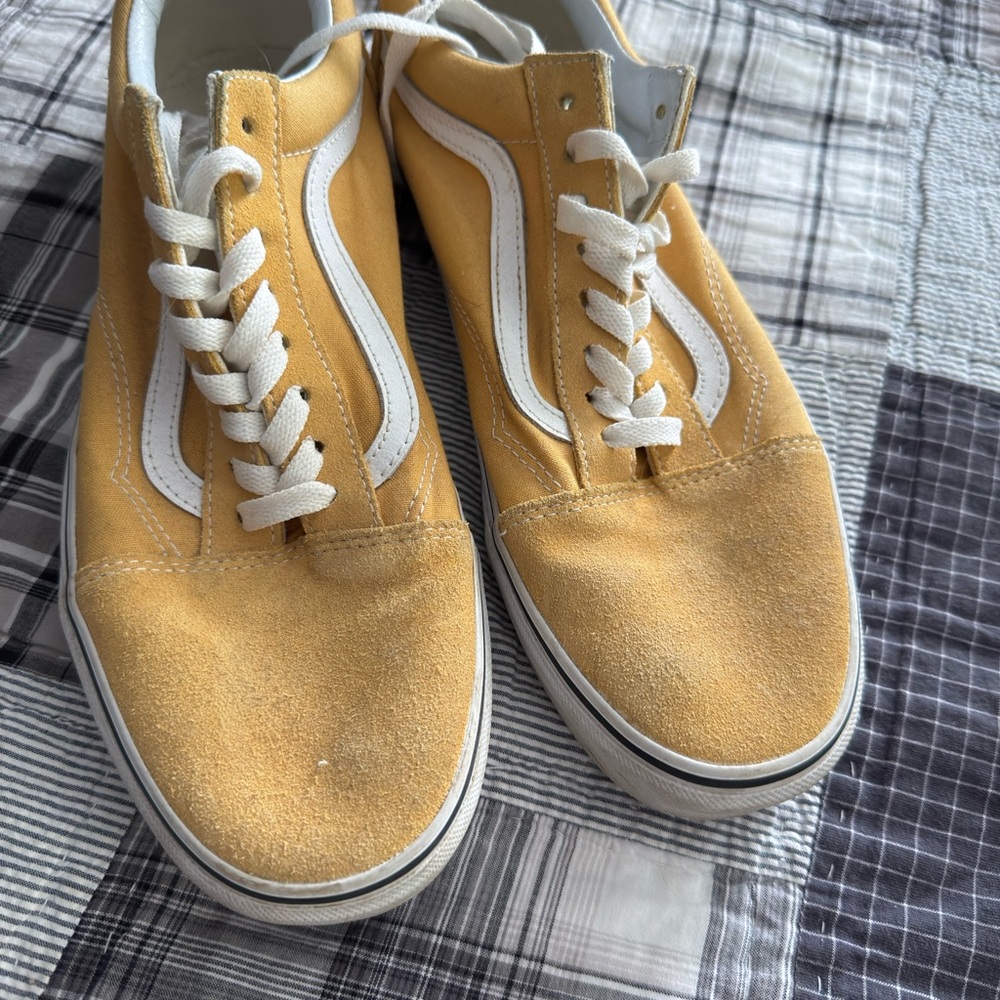 Vans Mustard Canvas Sneakers